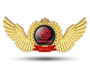 Creative 3D Metal Wings Car Sticker
