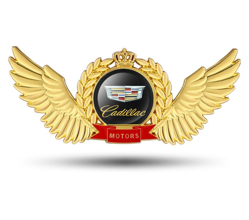 Creative 3D Metal Wings Car Sticker