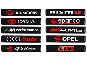 Stylish Atmosphere Car Center Grille LED Logo Light
