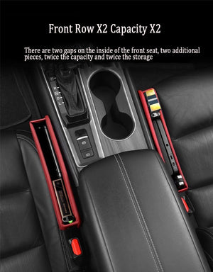 High-end Car Leather Crevice Storage Box
