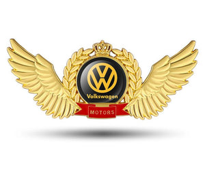Creative 3D Metal Wings Car Sticker