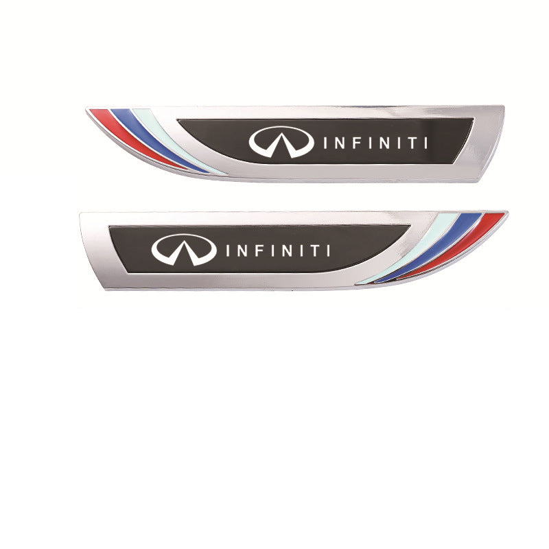 Three-dimensional Mirror Metal Fender Car Sticker✨2-pcs✨