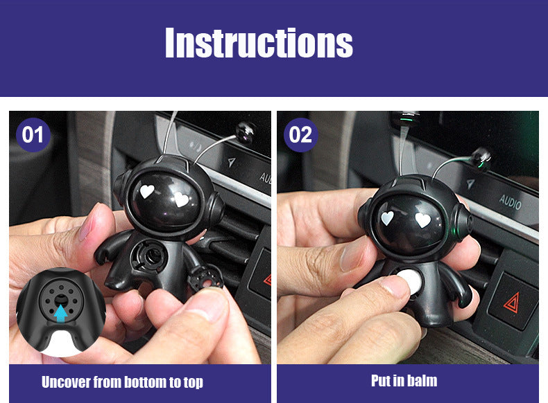 Car Logo Face Changing Robot Aromatherapy