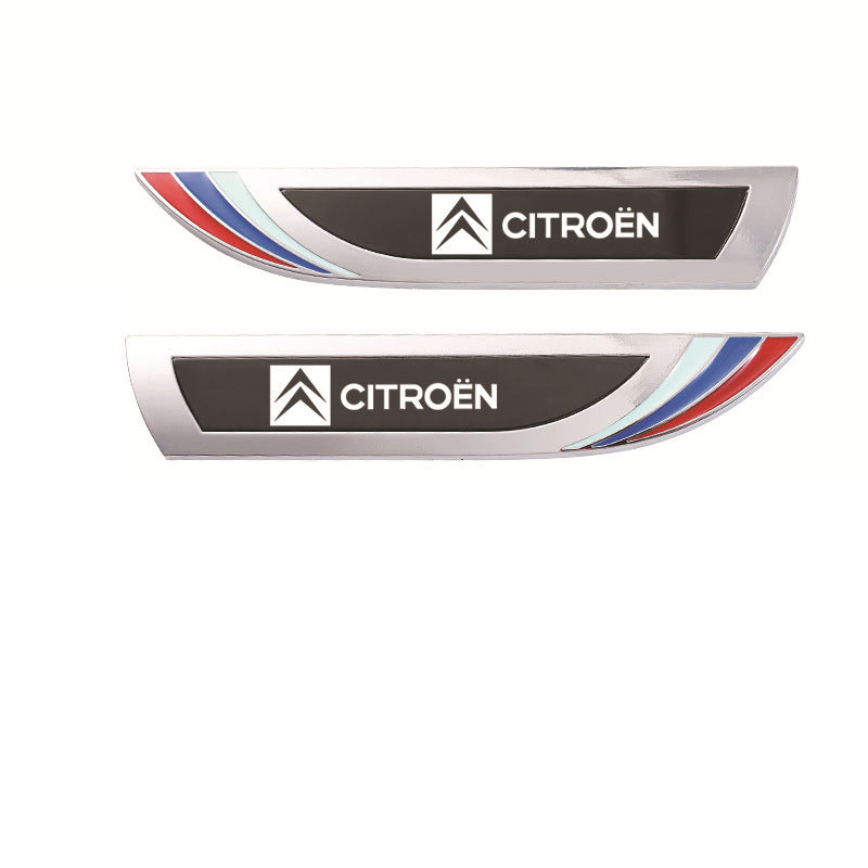 Three-dimensional Mirror Metal Fender Car Sticker✨2-pcs✨