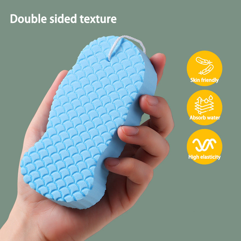 High Density Exfoliating Sponge Bath Towel
