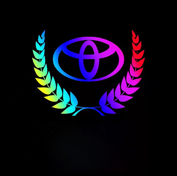 Creative Colorful Laser Car Stickers（4PCS）