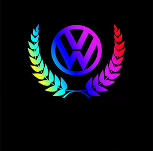 Creative Colorful Laser Car Stickers（4PCS）