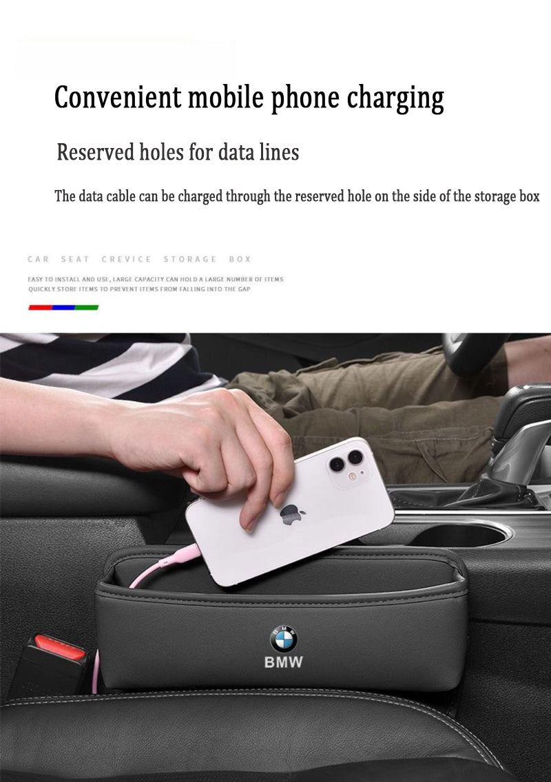 High-end Car Leather Crevice Storage Box