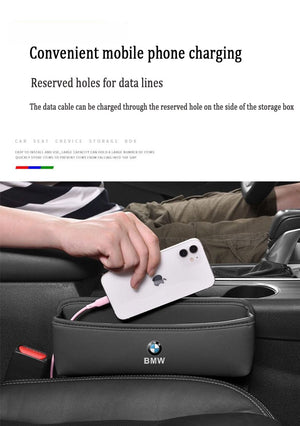 High-end Car Leather Crevice Storage Box