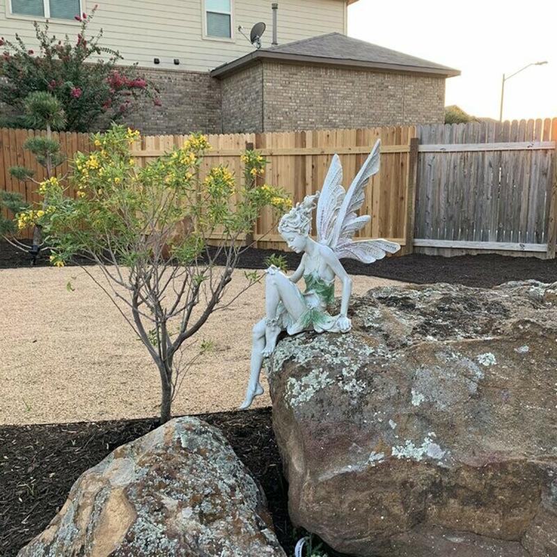 Flower Fairy Elf Statue （ Mothers Day Gift）