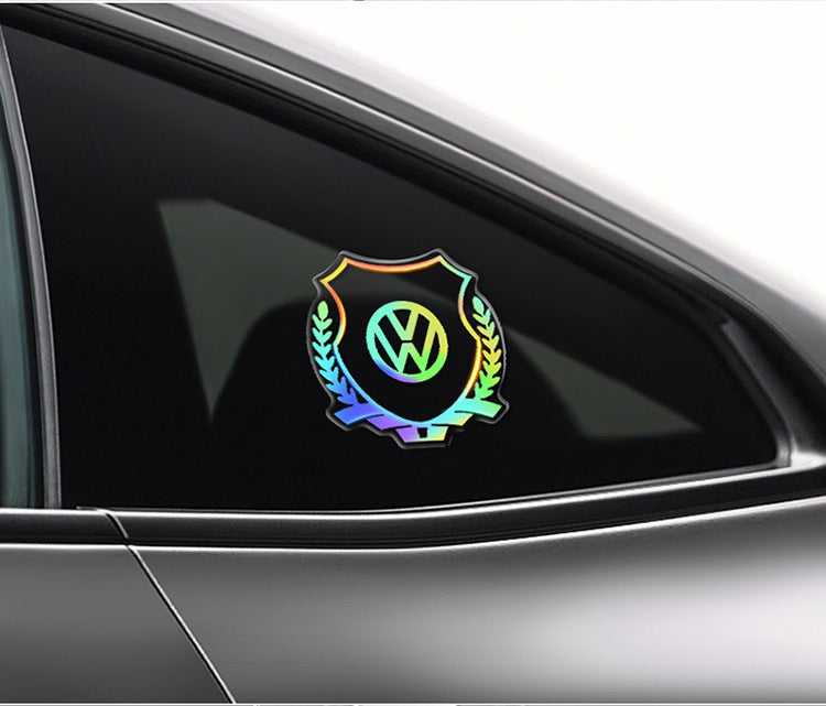 3D Colorful Laser Epoxy Car Window Sticker🎉2 Pcs🎉