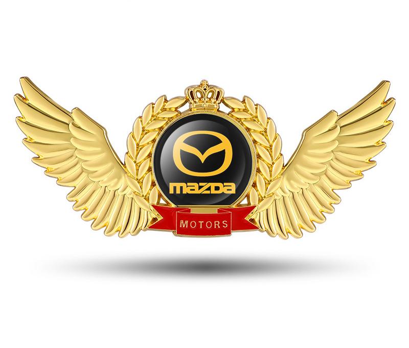 Creative 3D Metal Wings Car Sticker