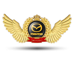 Creative 3D Metal Wings Car Sticker