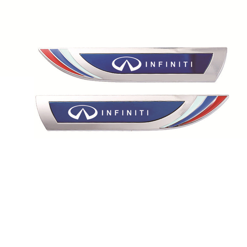 Three-dimensional Mirror Metal Fender Car Sticker✨2-pcs✨