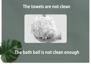 High Density Exfoliating Sponge Bath Towel