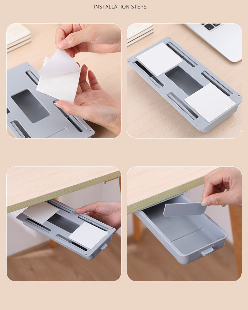 Hidden Under Table Storage Box