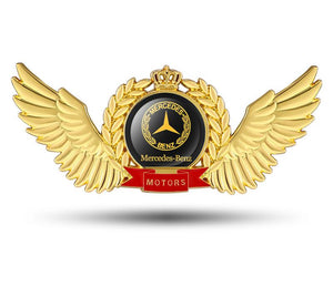 Creative 3D Metal Wings Car Sticker