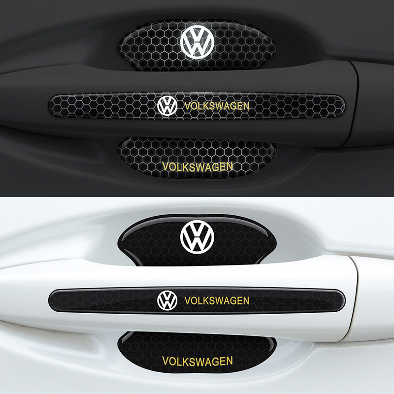 🔥LAST DAY 50% OFF 🔥Thickened Carbon Fiber Car Door Bowl Anti-scratch Protection