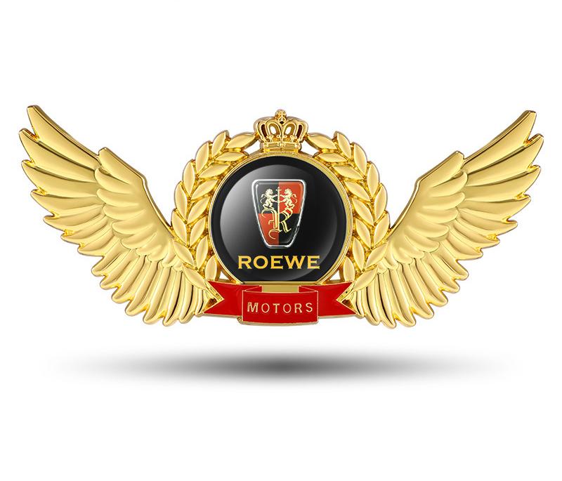 Creative 3D Metal Wings Car Sticker