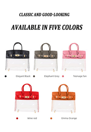 Mini Clear Ladies Key Tote