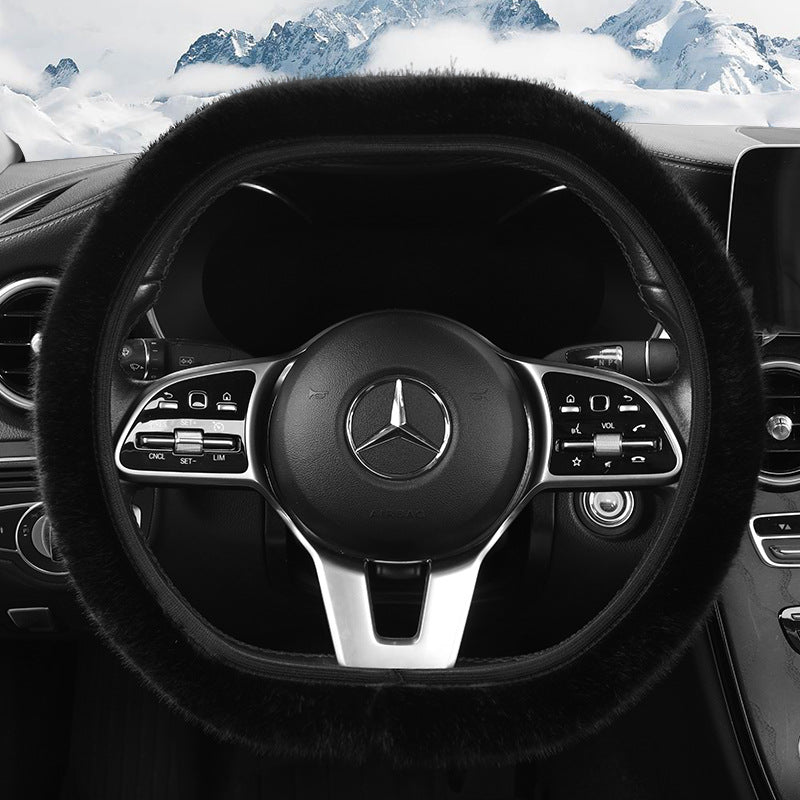 Plush Steering Wheel Cover