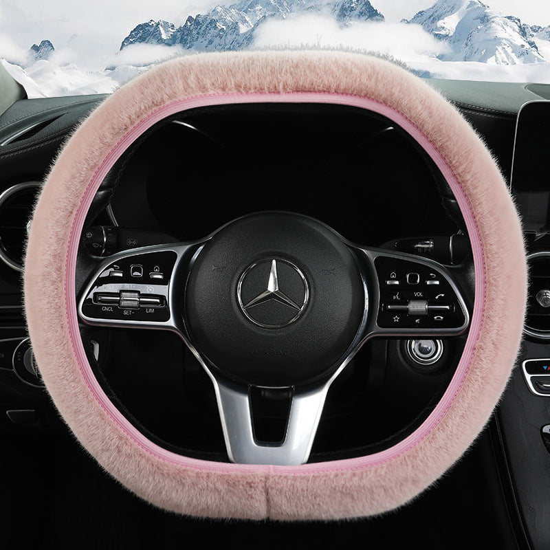 Plush Steering Wheel Cover