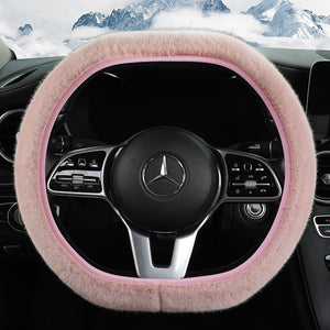 Plush Steering Wheel Cover