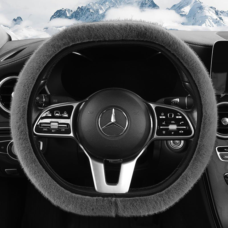 Plush Steering Wheel Cover