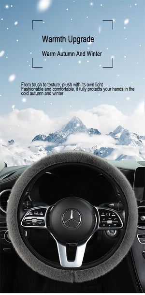 Plush Steering Wheel Cover