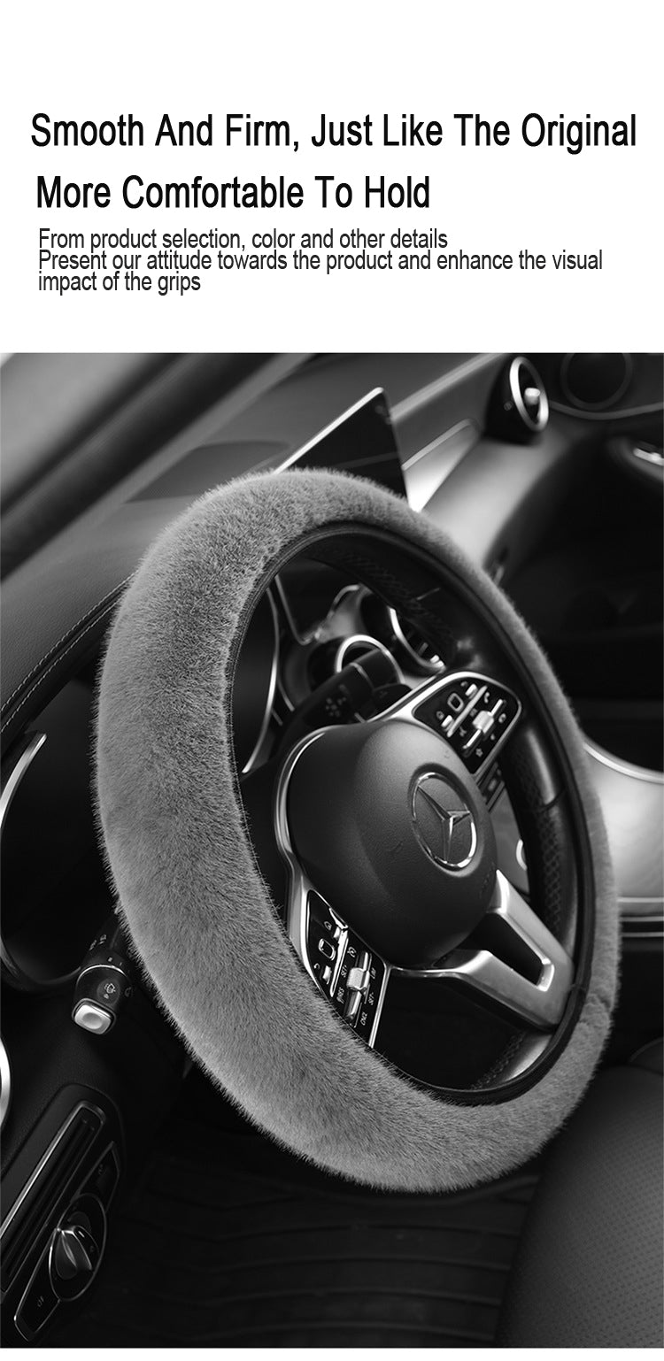 Plush Steering Wheel Cover