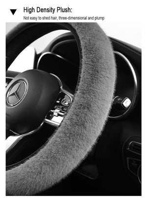 Plush Steering Wheel Cover