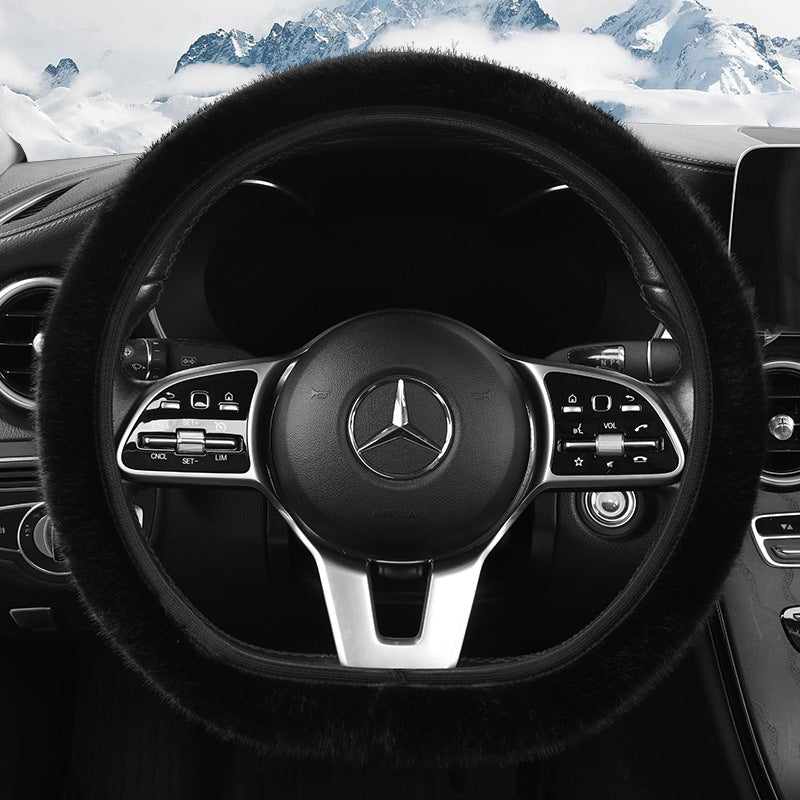 Plush Steering Wheel Cover