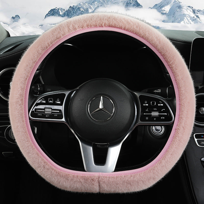 Plush Steering Wheel Cover