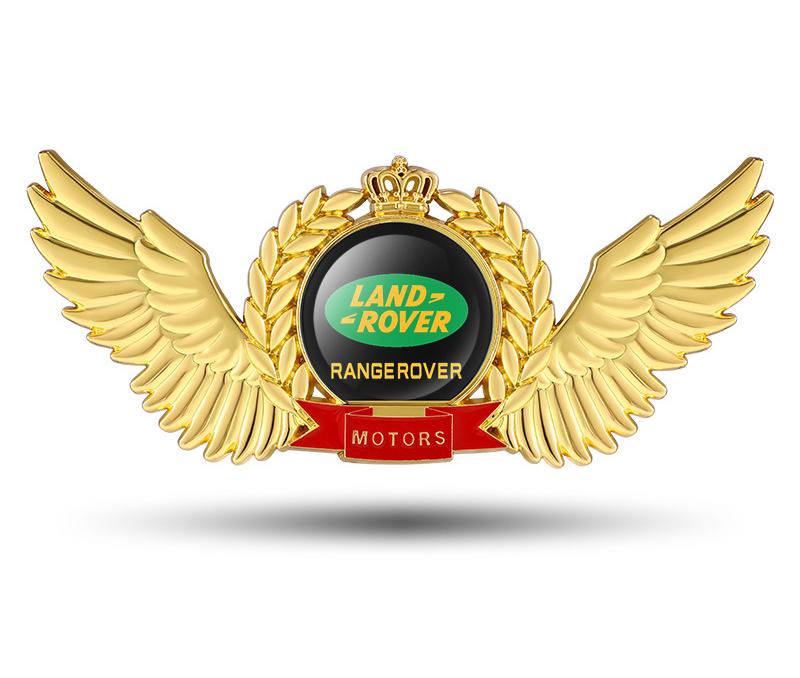 Creative 3D Metal Wings Car Sticker