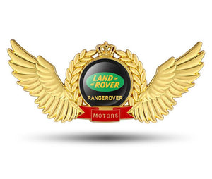 Creative 3D Metal Wings Car Sticker