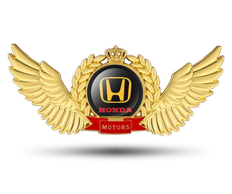 Creative 3D Metal Wings Car Sticker