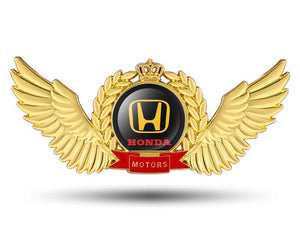 Creative 3D Metal Wings Car Sticker