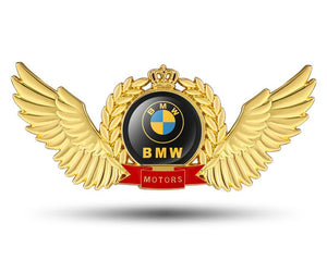 Creative 3D Metal Wings Car Sticker