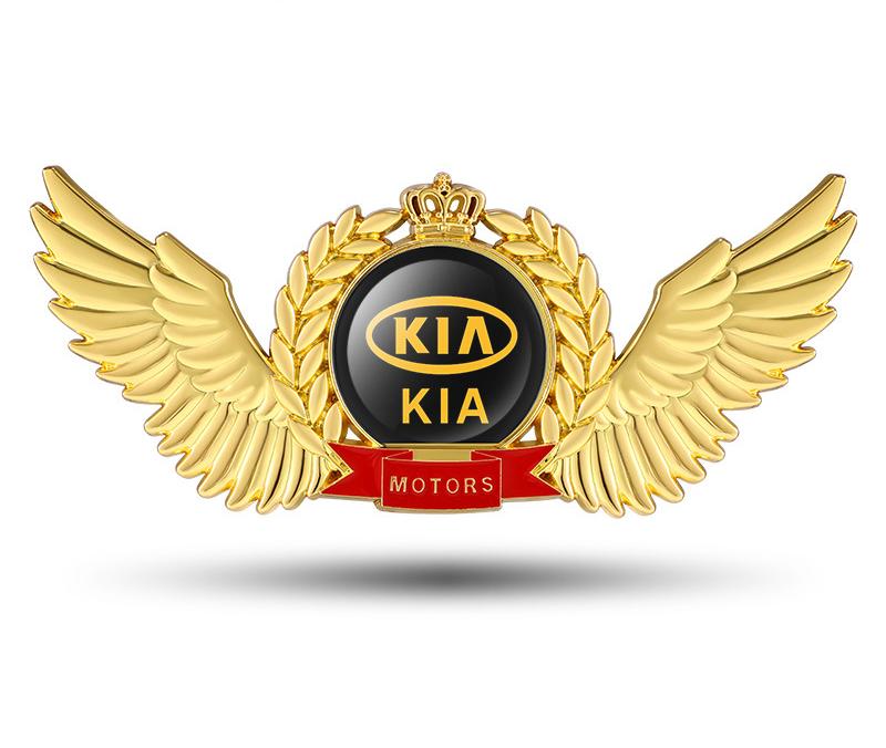 Creative 3D Metal Wings Car Sticker