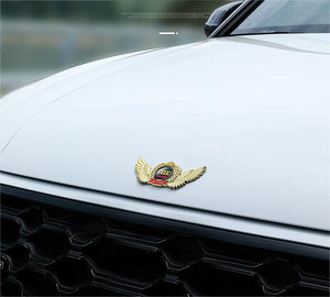 Creative 3D Metal Wings Car Sticker