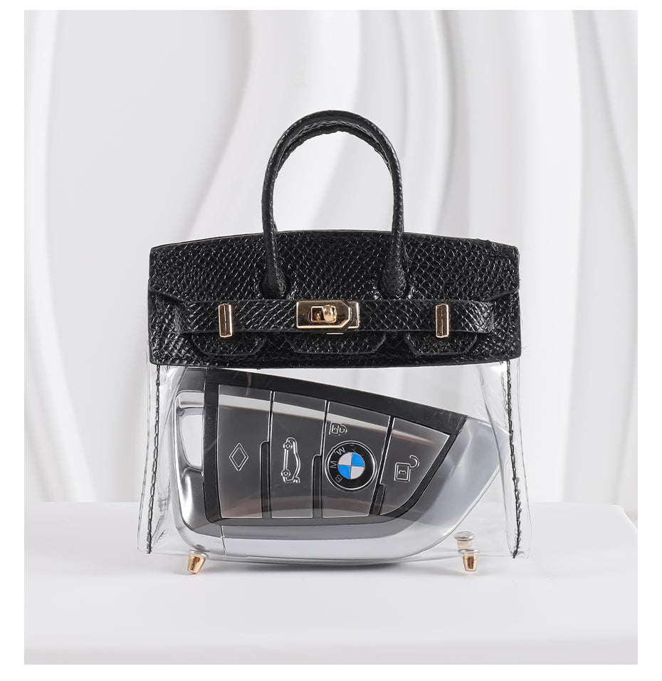Mini Clear Ladies Key Tote