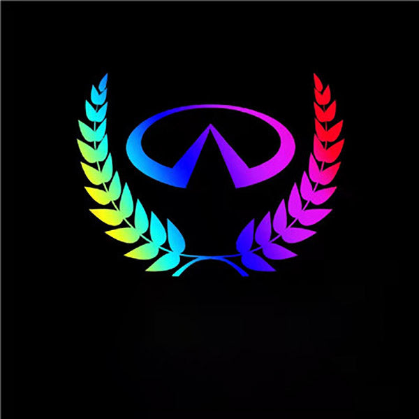 Creative Colorful Laser Car Stickers（4PCS）