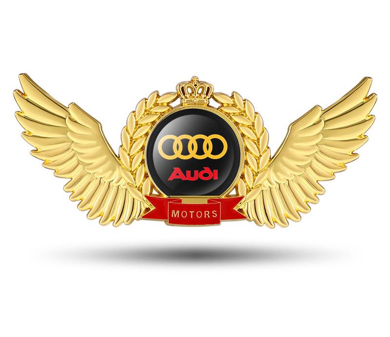 Creative 3D Metal Wings Car Sticker
