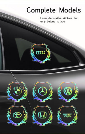 3D Colorful Laser Epoxy Car Window Sticker🎉2 Pcs🎉