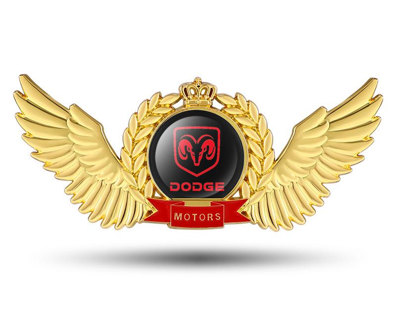 Creative 3D Metal Wings Car Sticker