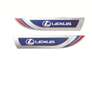 Three-dimensional Mirror Metal Fender Car Sticker✨2-pcs✨