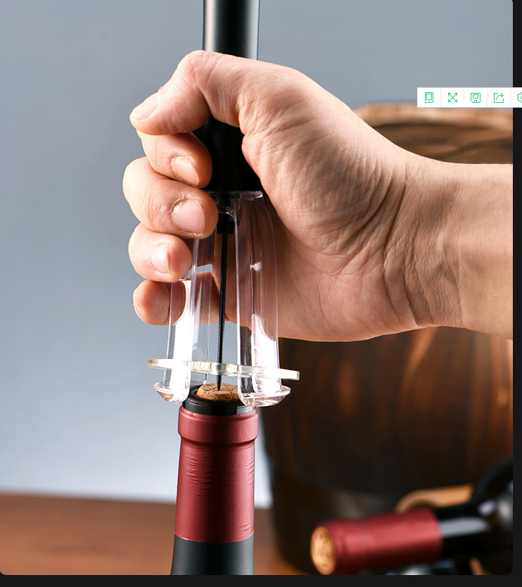 Pneumatic corkscrew