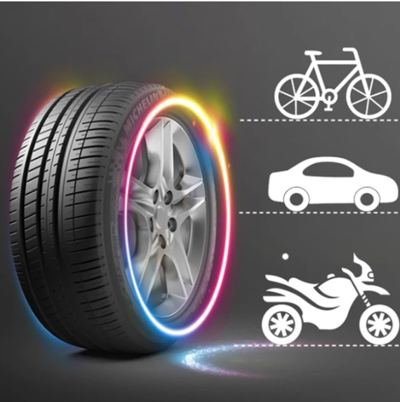 Premium LED Lights for Wheel Valve Caps Cars/Bikes