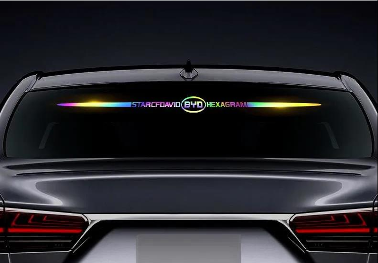 3D Colorful laser reflective car sticker ✨4PCS✨