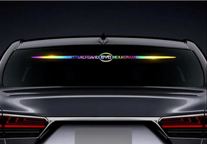3D Colorful laser reflective car sticker ✨4PCS✨